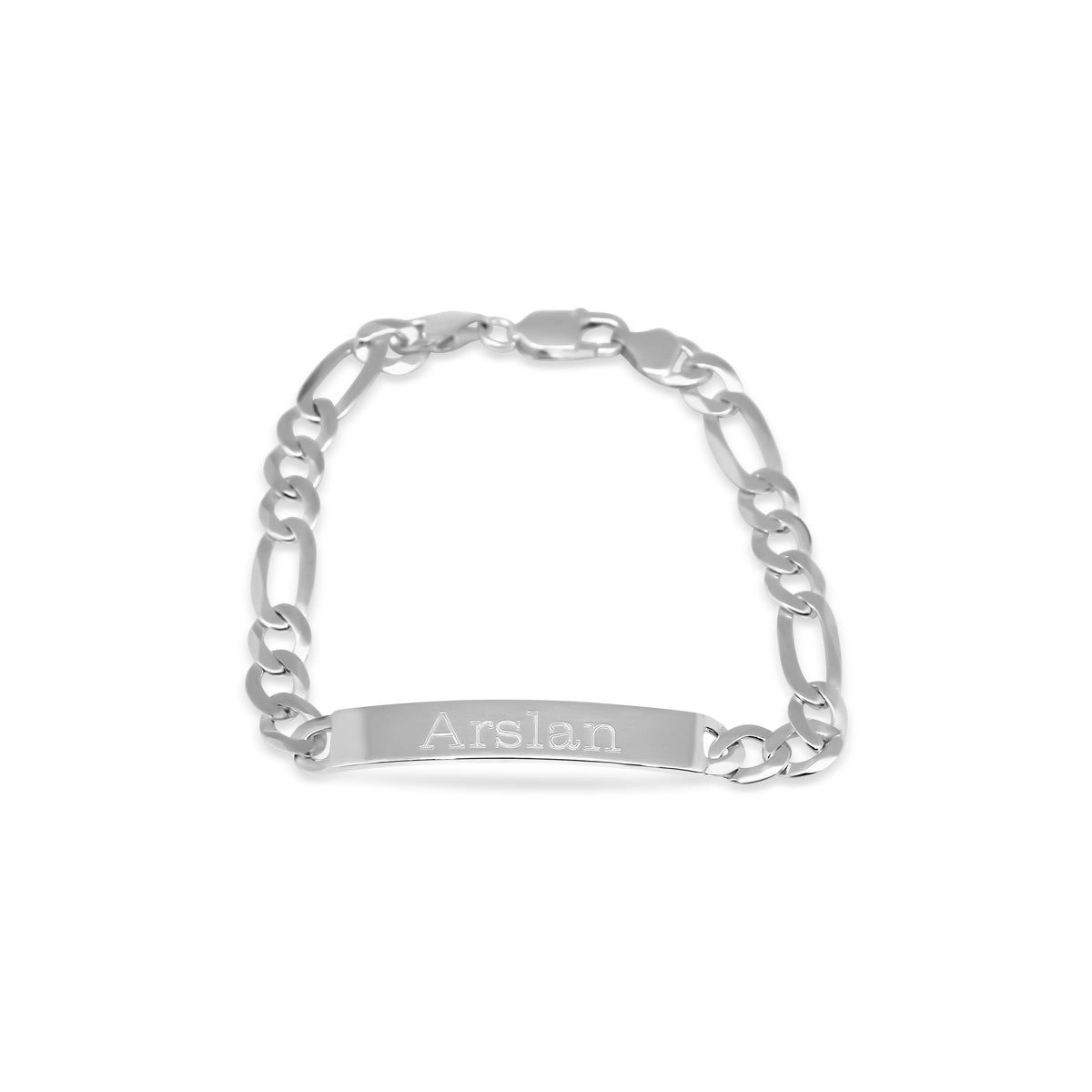 Sterling Silver Figaro ID Bracelet - Atlanta Jewelers Supply