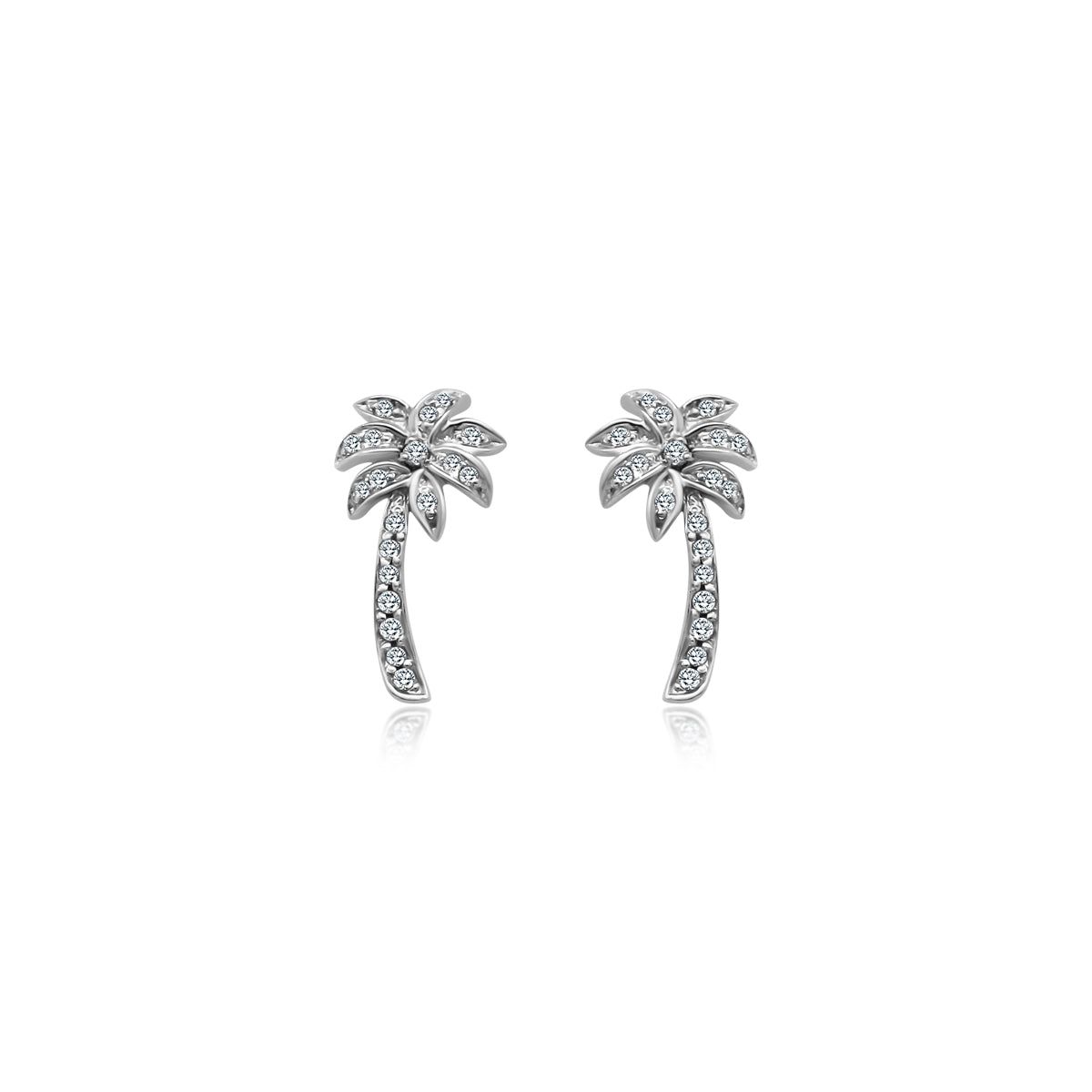Long Palm Tree Earrings - Atlanta Jewelers Supply