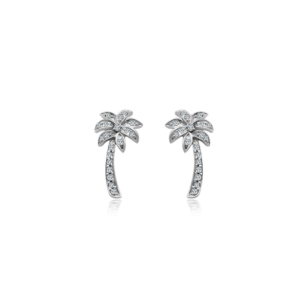 Long Palm Tree Earrings - Atlanta Jewelers Supply
