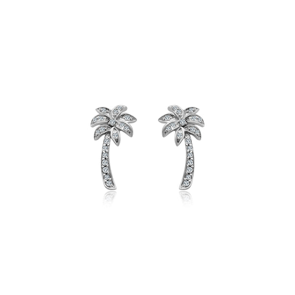 Long Palm Tree Earrings - Atlanta Jewelers Supply
