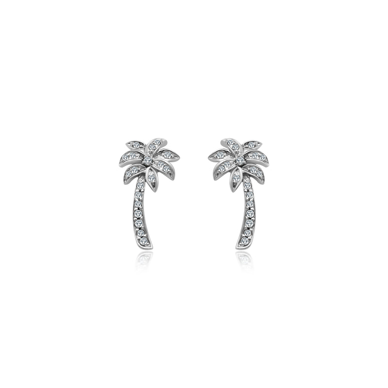 Long Palm Tree Earrings - Atlanta Jewelers Supply