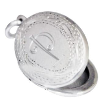 Sterling Silver Engravable Oval Locket - Atlanta Jewelers Supply