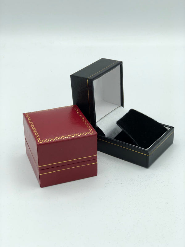 Cartier Style Leatherette Small Earring Box