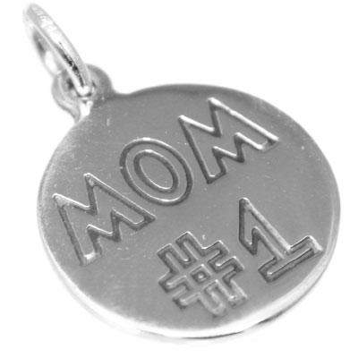 Sterling Silver #1 Mom Pendant - Atlanta Jewelers Supply