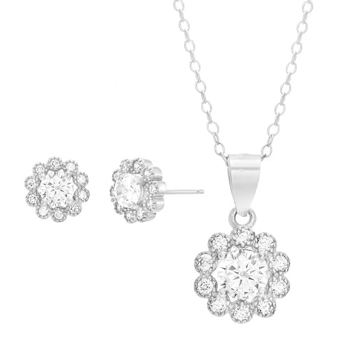 Sterling Silver Floral Design Set - Atlanta Jewelers Supply