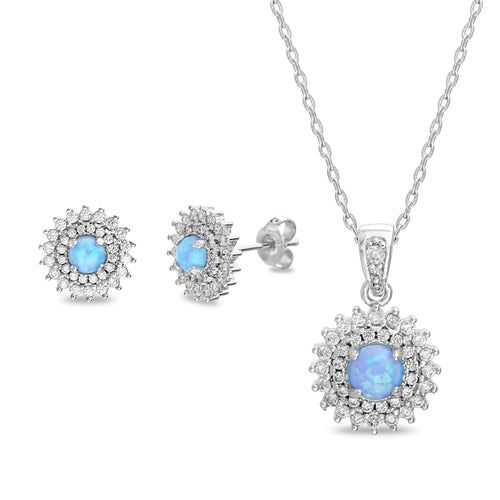 Silver CZ Halo Set (3 Styles) - Atlanta Jewelers Supply