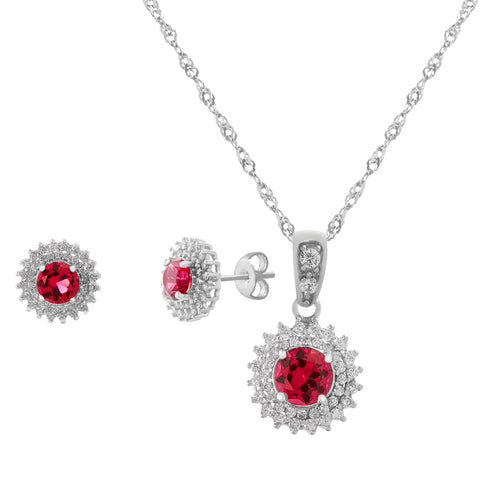 Silver CZ Halo Set (3 Styles) - Atlanta Jewelers Supply