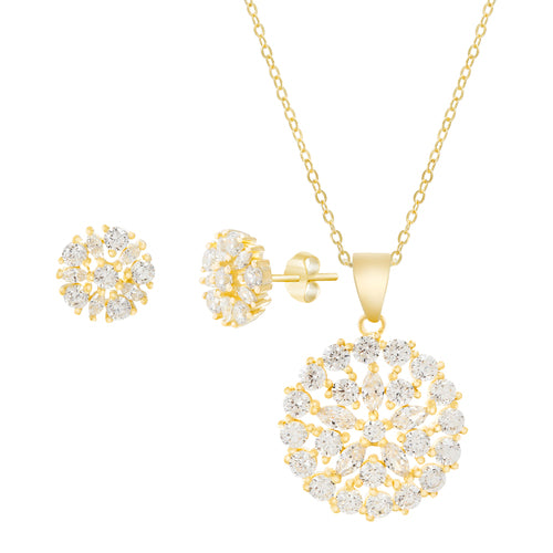 Silver Marquis CZ Round Set - Atlanta Jewelers Supply