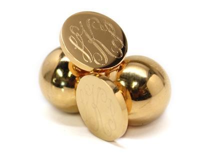 Stainless Steel Engravable Circle Earrings with Back Ball - Atlanta Jewelers Supply