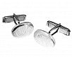 Non Sterling Silver Pair of Round, Oval and Square Shape Engravable Cuff Links - Atlanta Jewelers Supply