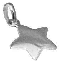 Sterling Silver Small Engravable Star Designe with Small Bail - Atlanta Jewelers Supply