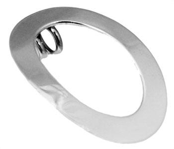 Sterling Silver Open Oval Pendant - Atlanta Jewelers Supply