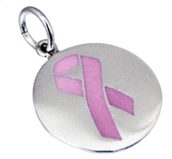 Pink Ribbon Circle Pendant - Atlanta Jewelers Supply
