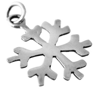 Sterling Silver Snowflake Pendant - Atlanta Jewelers Supply