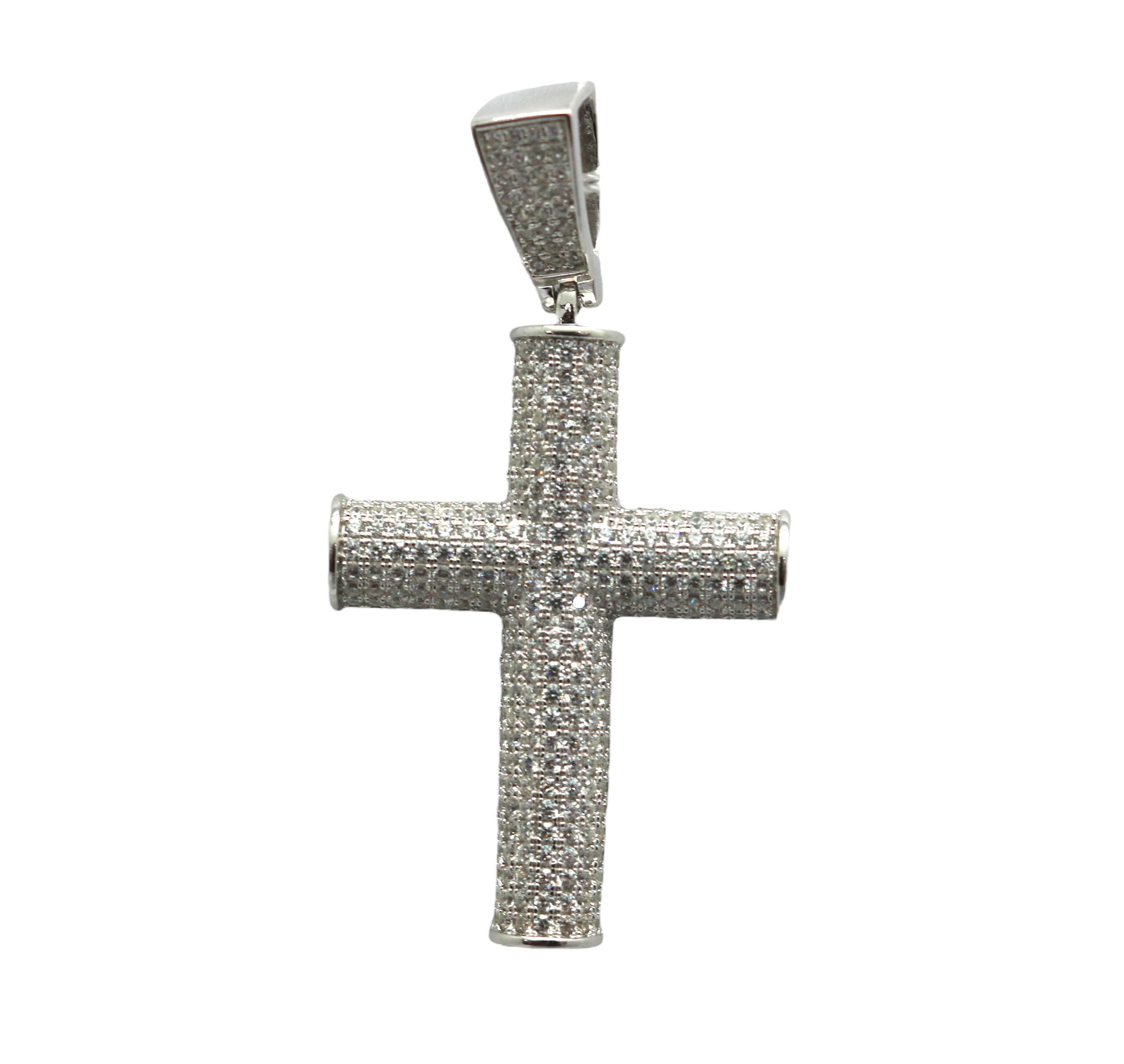Sterling Silver Cross Mens Pendant
