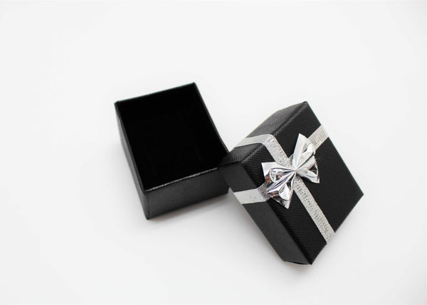 Black and Silver Jewelry Ring Box Pack - Atlanta Jewelers Supply