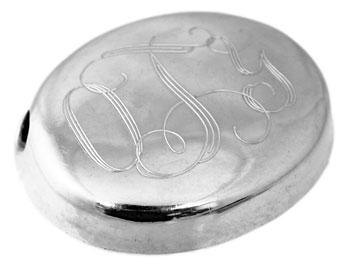 Sterling Silver Engravable Slide Pendant - Atlanta Jewelers Supply