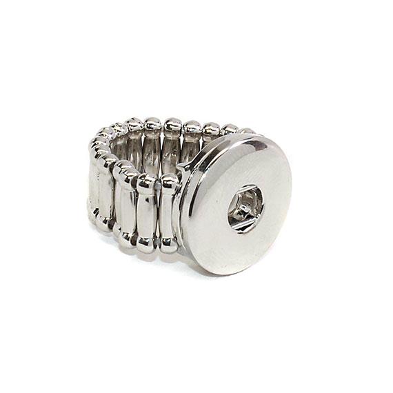 Non Silver Stretch Snap Ring That Is Adjustable To Fit Any Size Finger - Atlanta Jewelers Supply