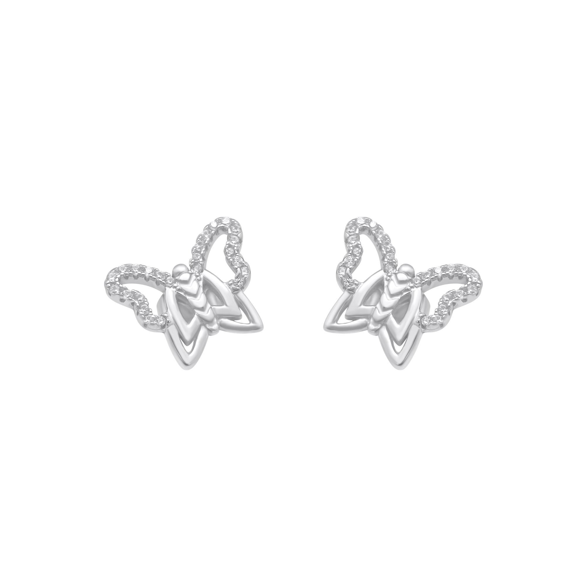 Sterling Silver Butterfly Earrings