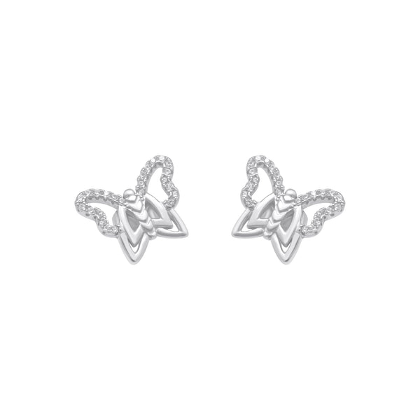 Sterling Silver Butterfly Earrings