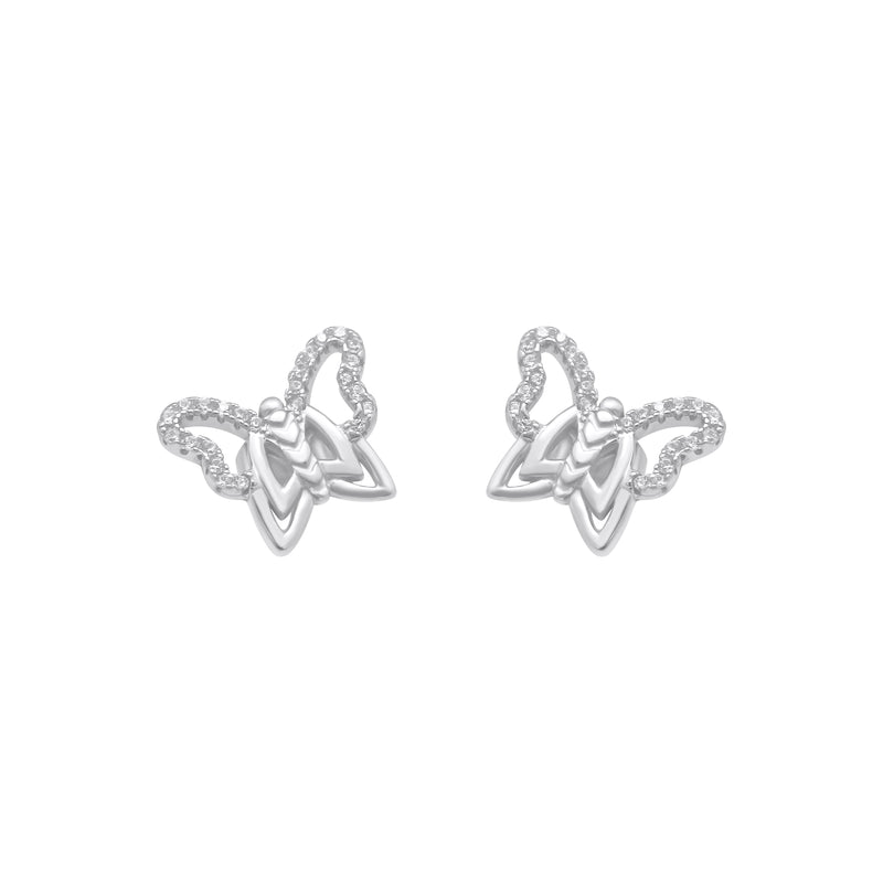 Sterling Silver Butterfly Earrings