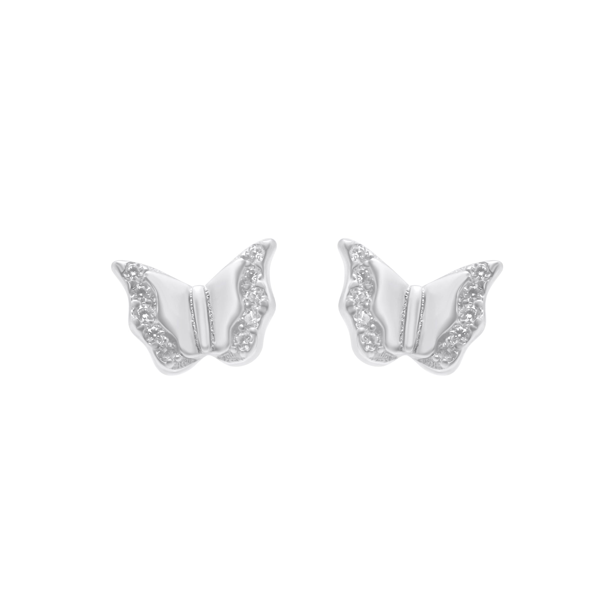 Sterling Silver Butterfly Earrings