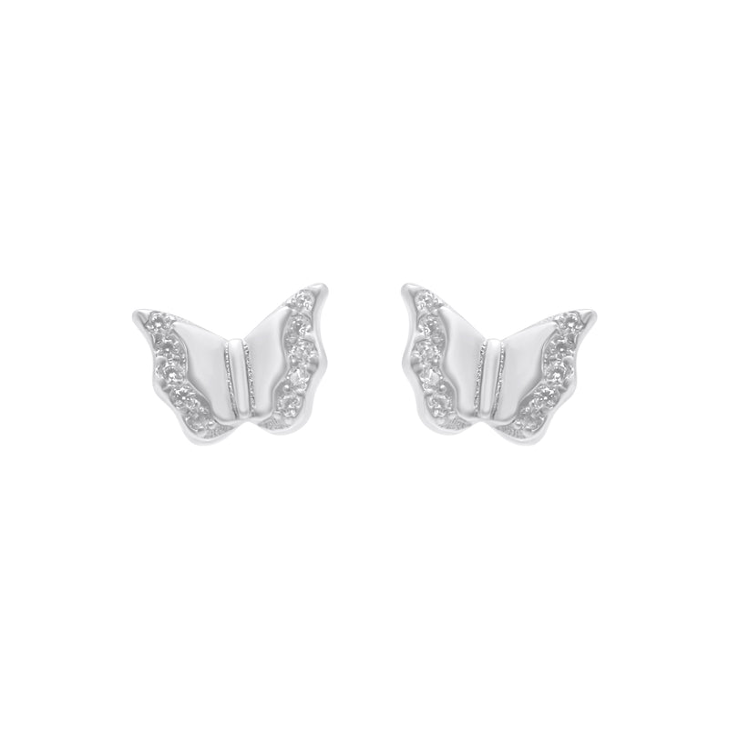 Sterling Silver Butterfly Earrings