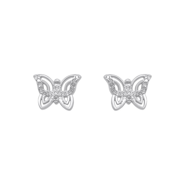 Sterling Silver Butterfly Earrings