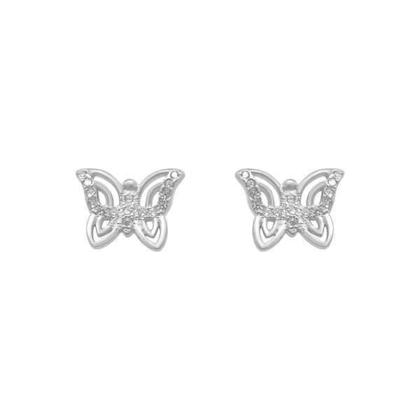 Sterling Silver Butterfly Earrings