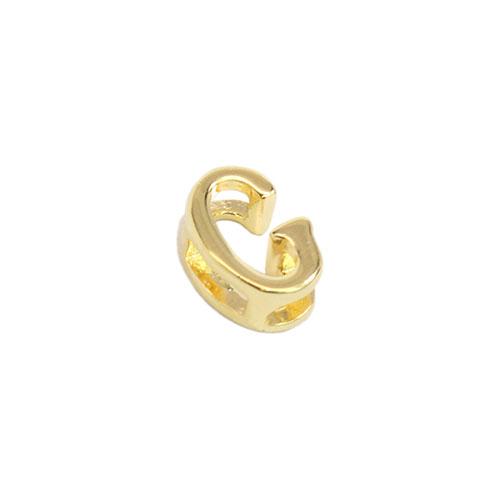 Sterling Silver Gold Colored 0.3 (8 Mm) Letter Gs. Elegantly Display Names, Initials Or Words For A Classy Accessory. - Atlanta Jewelers Supply
