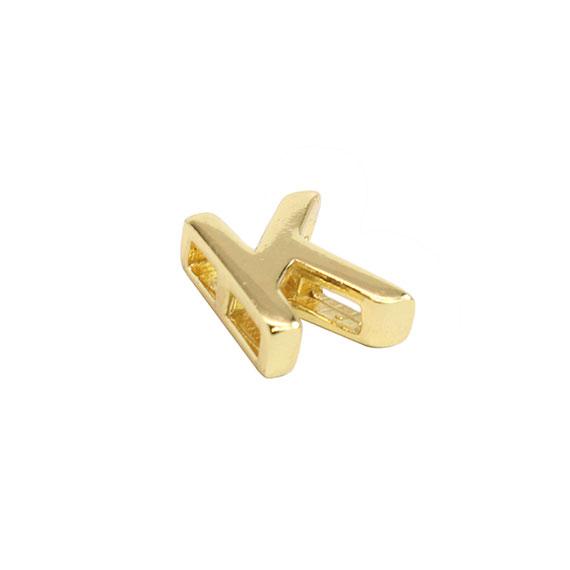 Sterling Silver Gold Colored 0.3 (8 Mm) Letter Ks. Elegantly Display Names, Initials Or Words For A Classy Accessory. - Atlanta Jewelers Supply