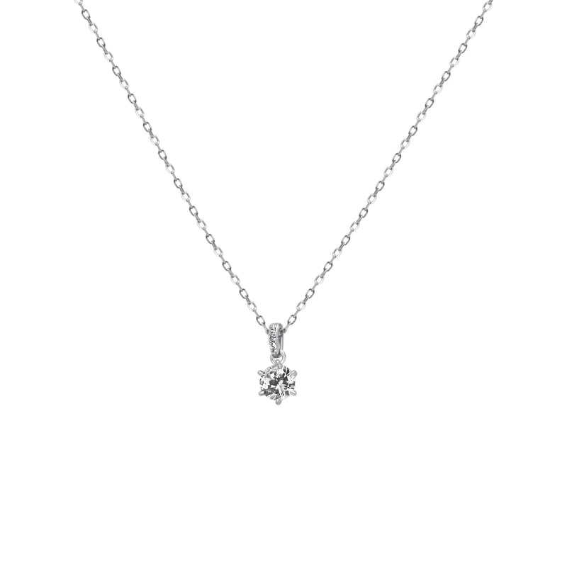 Sterling Silver CZ Necklace