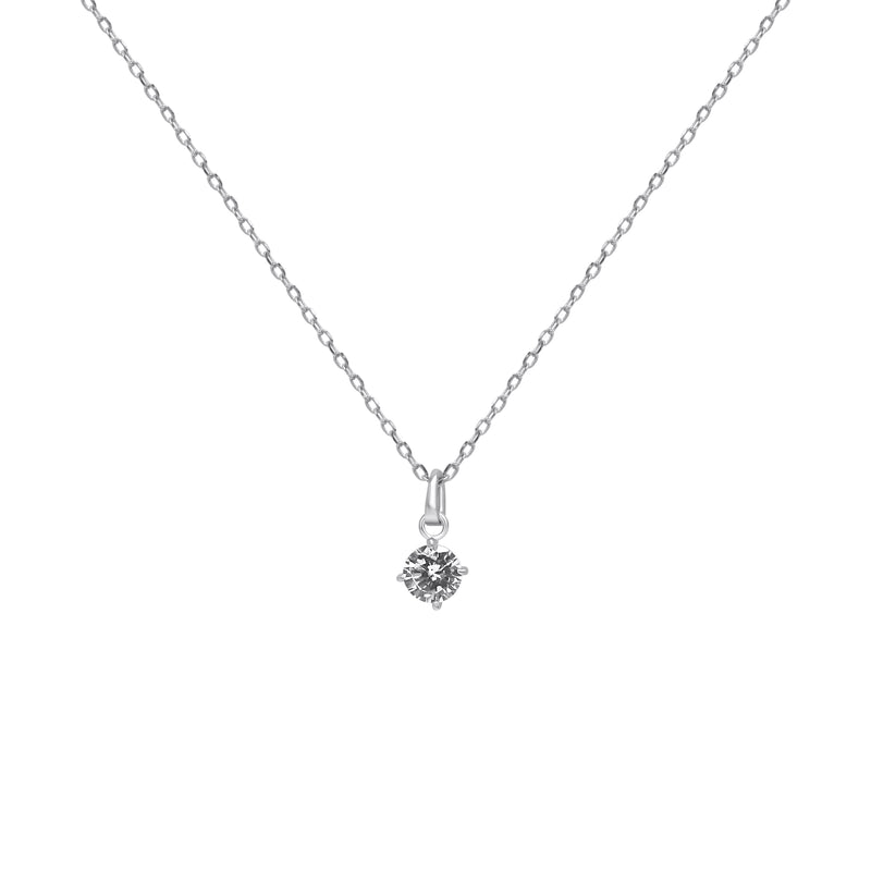 Sterling Silver CZ Necklace