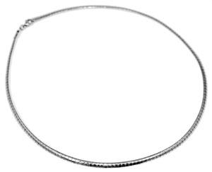 Stainless Steel Round Omega Necklace With Lobster Clasp - Atlanta Jewelers Supply
