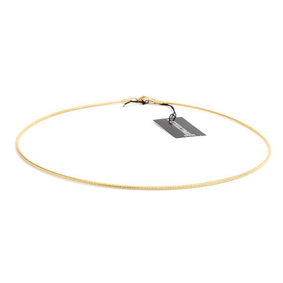 Stylish Non Silver Gold 1.5Mm 17 Omega Necklace - Atlanta Jewelers Supply