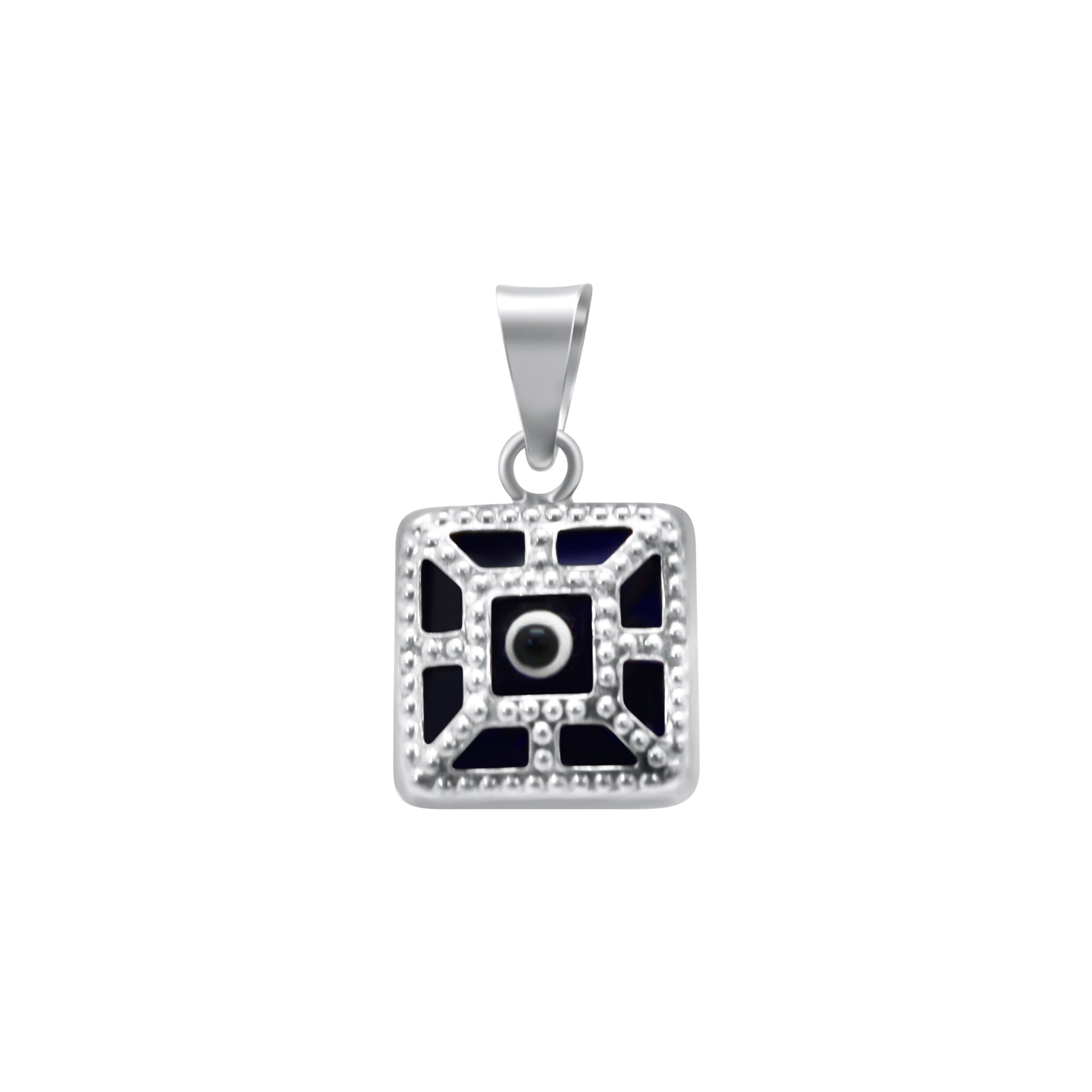 Evil Eye Square Pendant