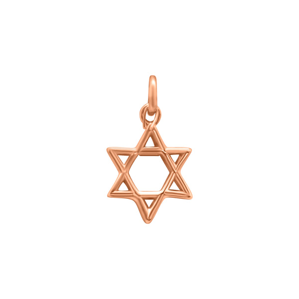 Sterling Silver Simple Star Of David Pendant