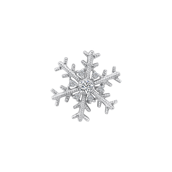 Sterling Silver Snowflake Pendant