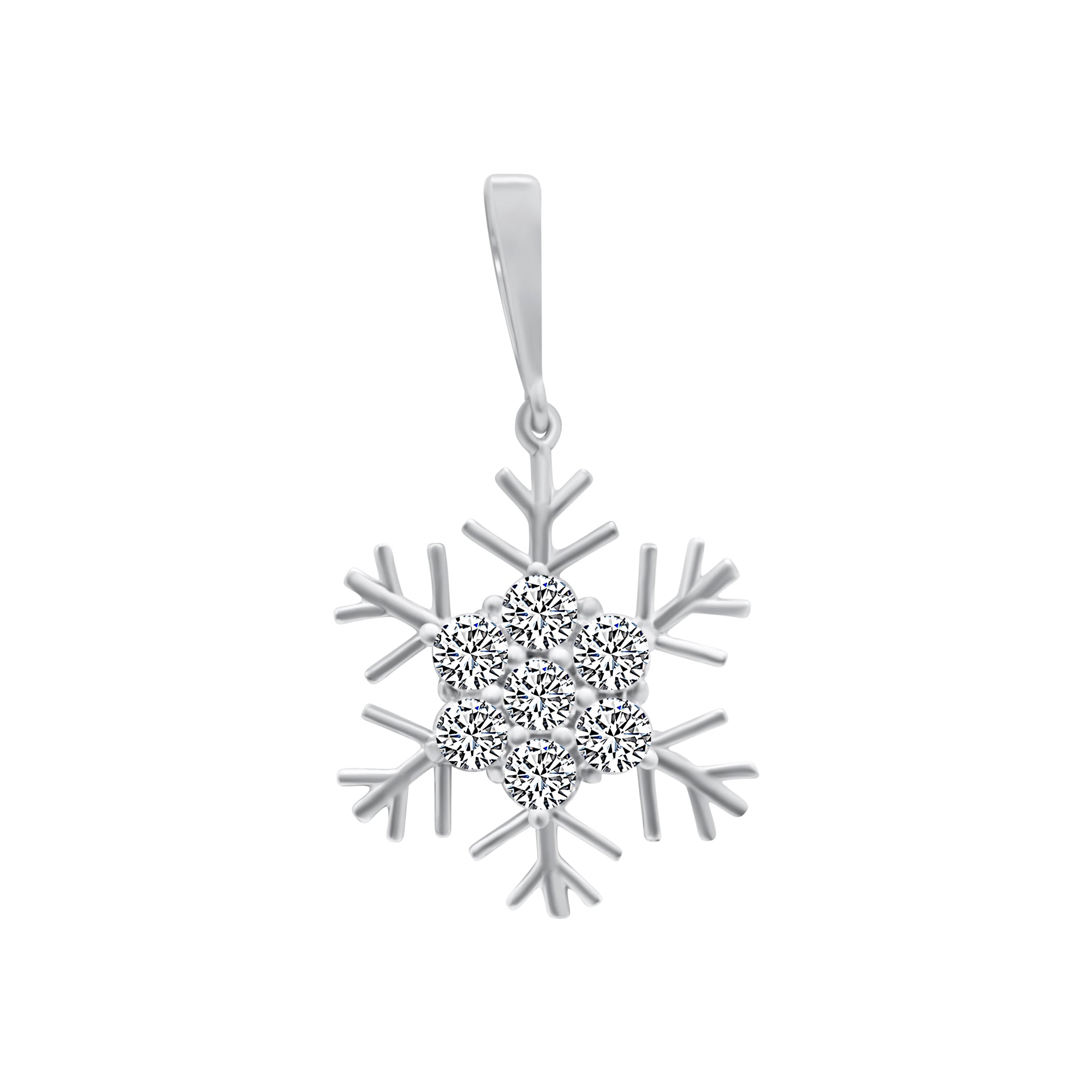 Sterling Silver Snow Flake Pendant