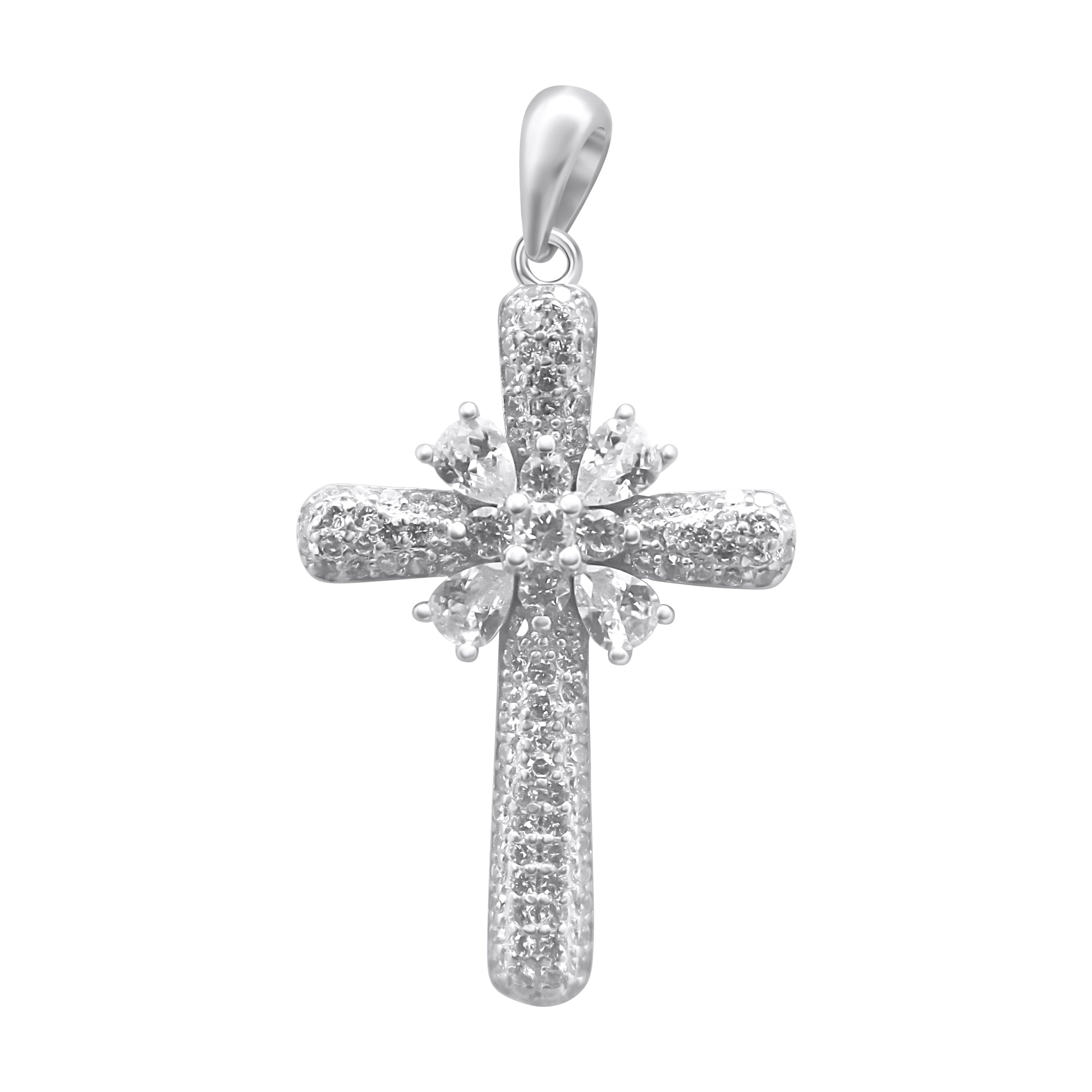 Sterling Silver Decorative Cross Pendants
