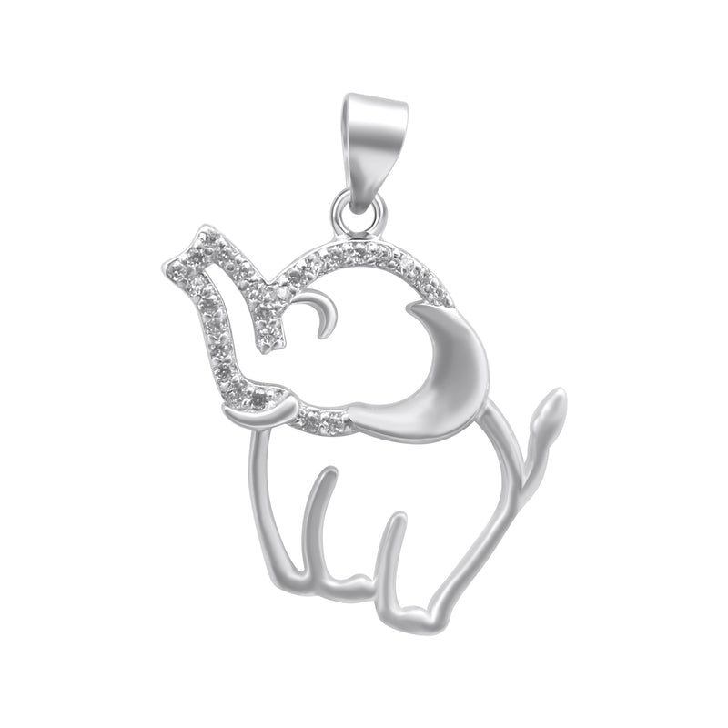 Sterling Silver Elephant Pendant