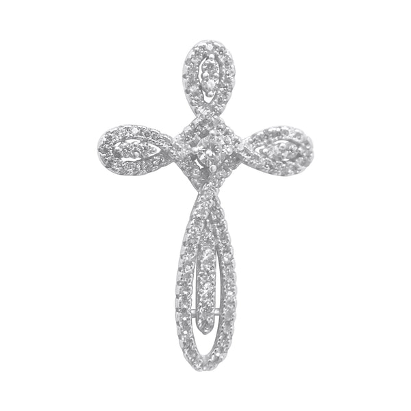 Sterling Silver Decorative Cross Pendant