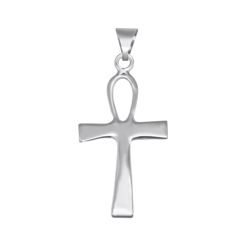 Large Sterling Silver Cross Pendant