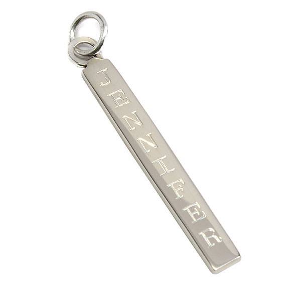 Streling Silver Rectangle Engravable Pendants - Atlanta Jewelers Supply