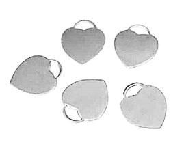 Sterling Silver Heart Stamps - Atlanta Jewelers Supply