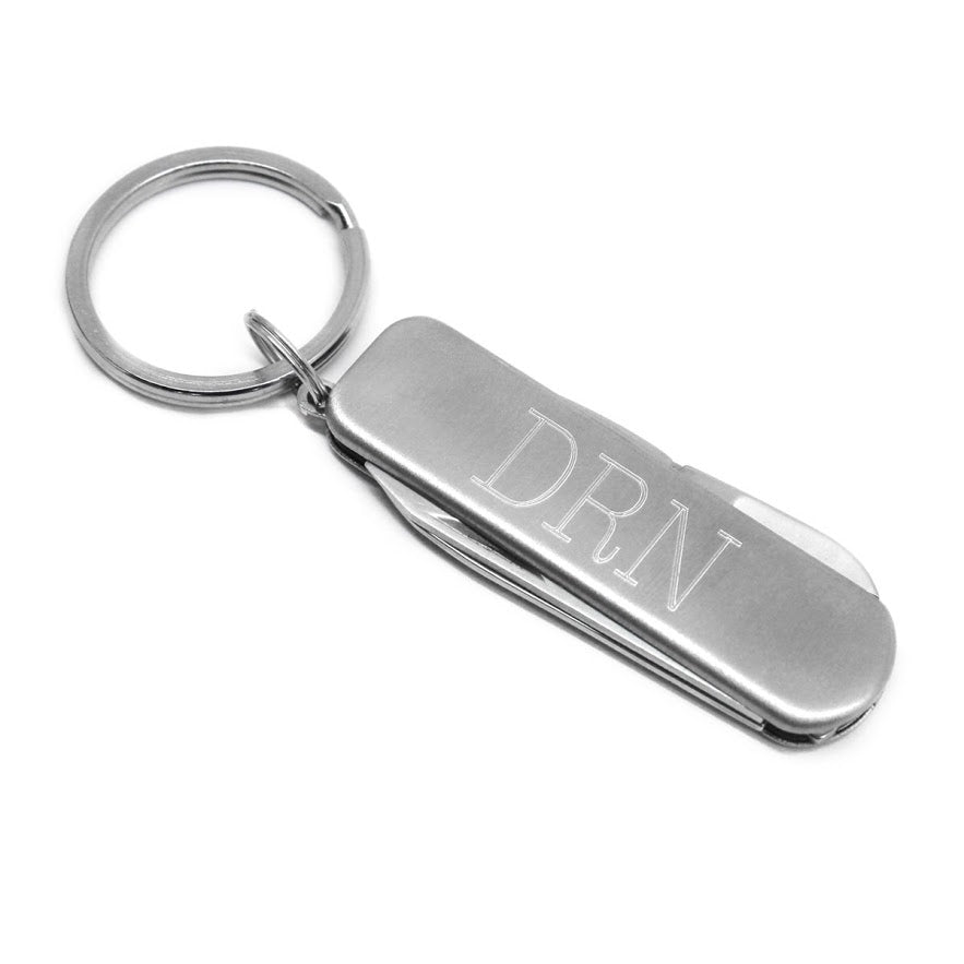Engravable Pocket Knife Key Chain - Atlanta Jewelers Supply