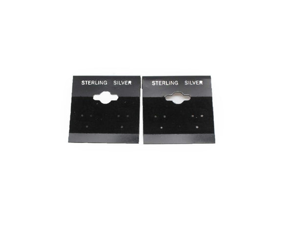 Sterling Silver Black Earring Cards - Atlanta Jewelers Supply