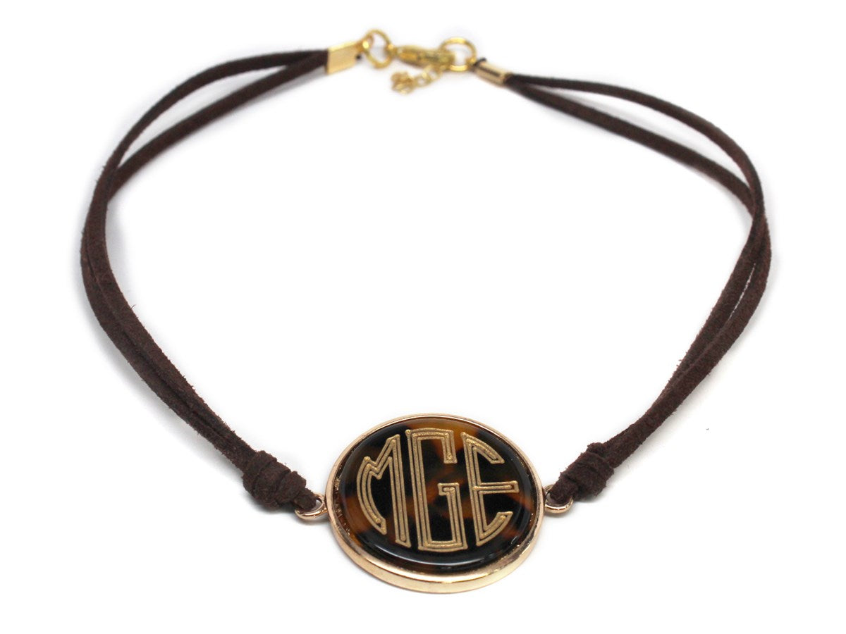 Fashion Suede Choker With An Engravable  Disc Necklaces Available 3 Colors - Atlanta Jewelers Supply