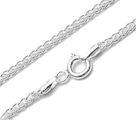 Sterling Silver 1.5 mm Twisted Wheat Chain - Atlanta Jewelers Supply