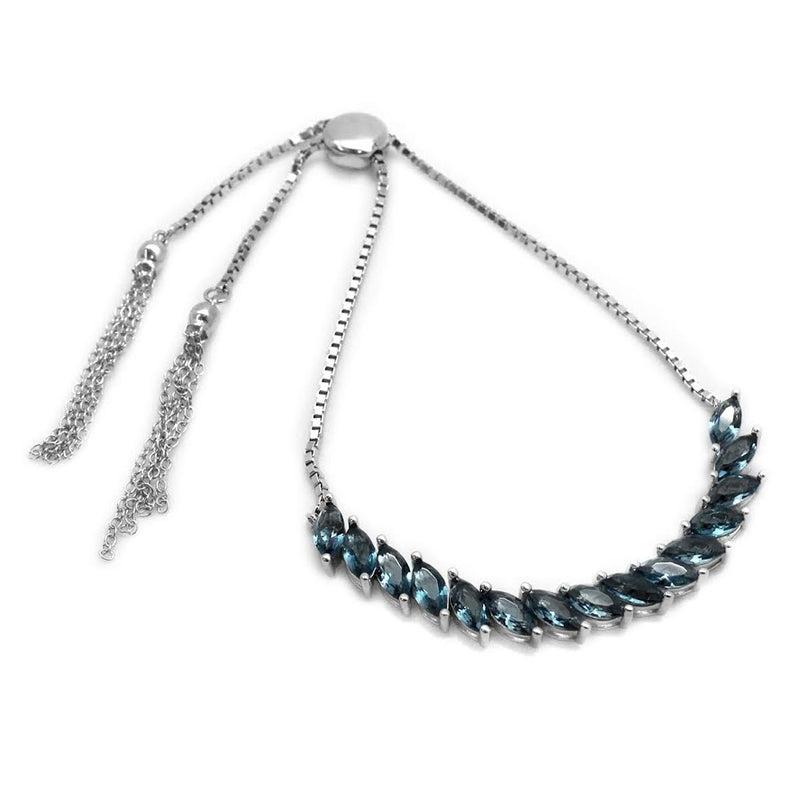 Sterling Silver Bolo Adjustable Tassel Bracelet - Atlanta Jewelers Supply